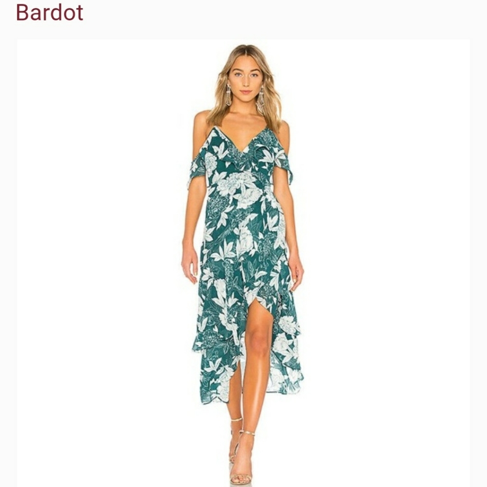 Bardot floral dress